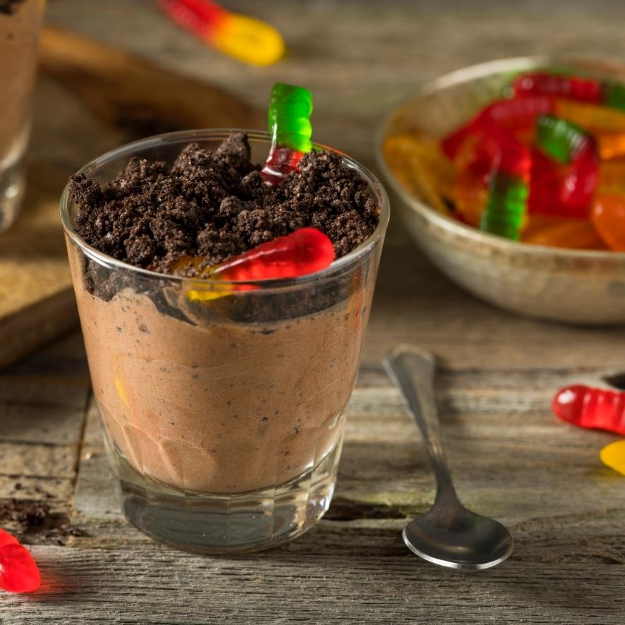 Halloween Dirt Pudding Cups